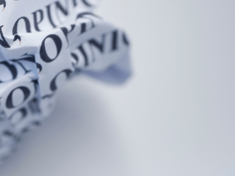 Ze zeggen dat: “En maandag weer massaal de andere kant uitkijken.”