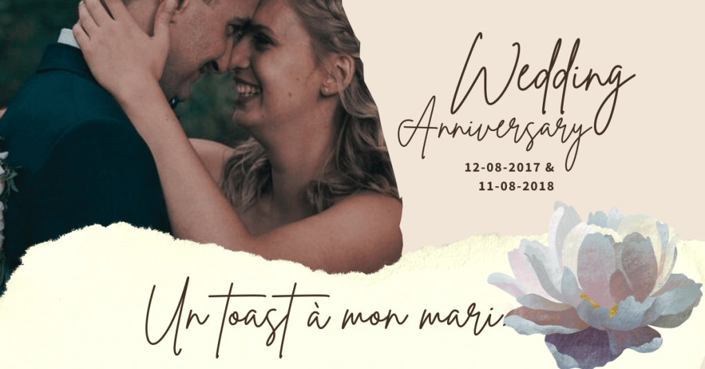 Un toast à mon&nbsp;mari.